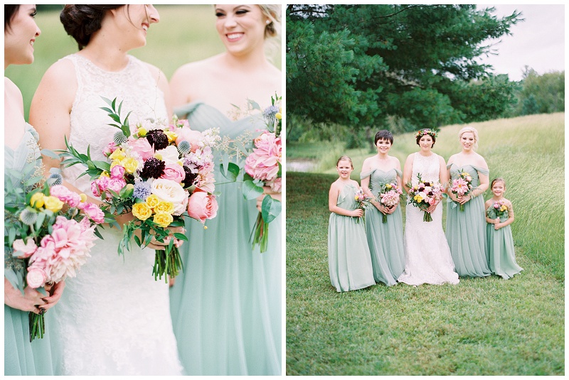 bridesmaids photos Tri-Cities TN wedding photographer