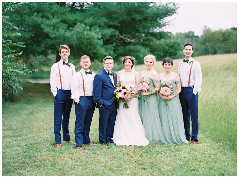bridal party photos Tri-Cities TN wedding photographer