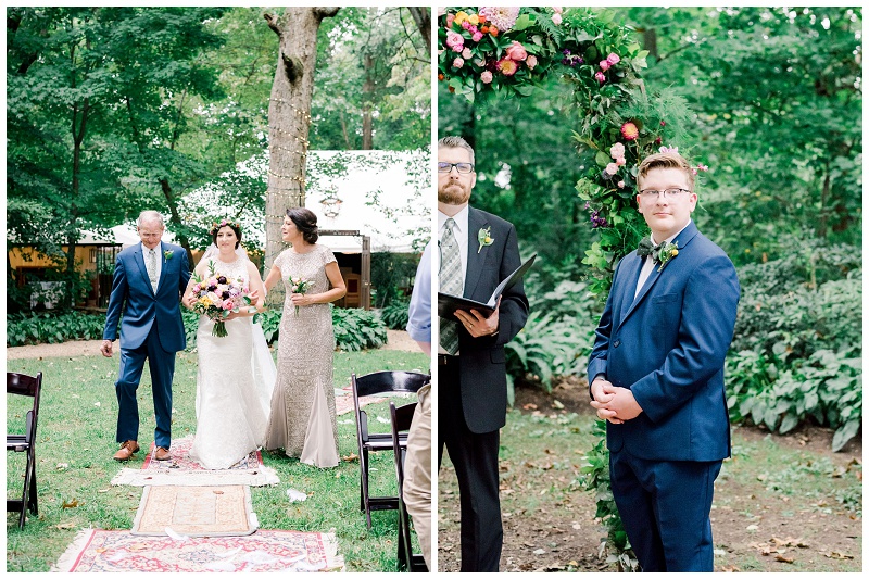 exchanging vows Tennessee wedding ceremony