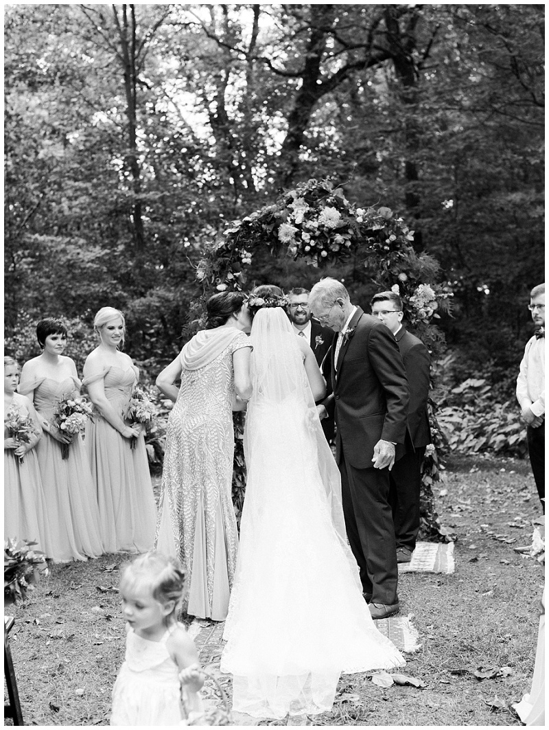 bride walking down aisle Tri-Cities TN