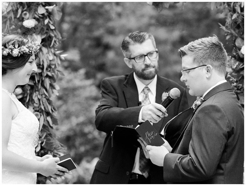 wedding ceremony candid moments Tri-Cities TN