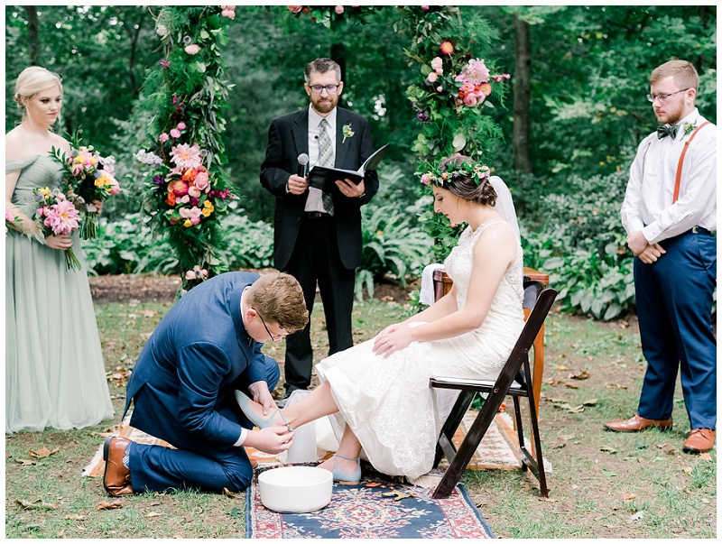 foot washing ceremony setup East Tennessee