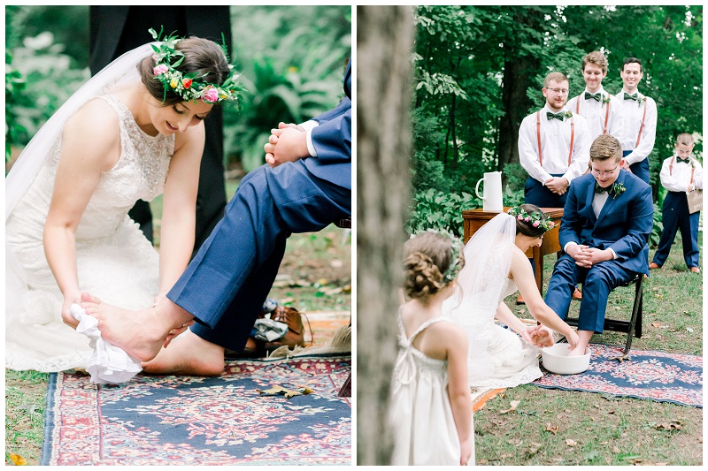 emotional vow exchange Tennessee wedding