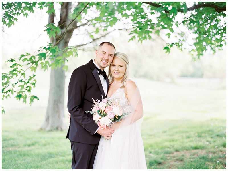 bride and groom chapel wedding portraits