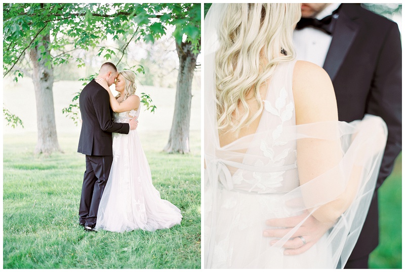 intimate wedding portraits chapel wedding