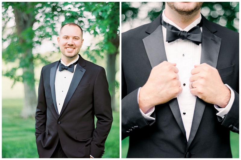 groom formal portrait Virginia wedding