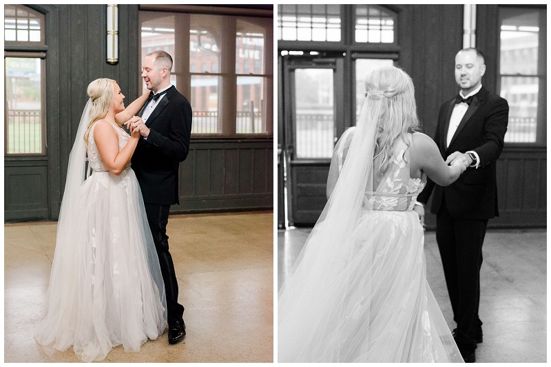 first dance Bristol Train Station wedding