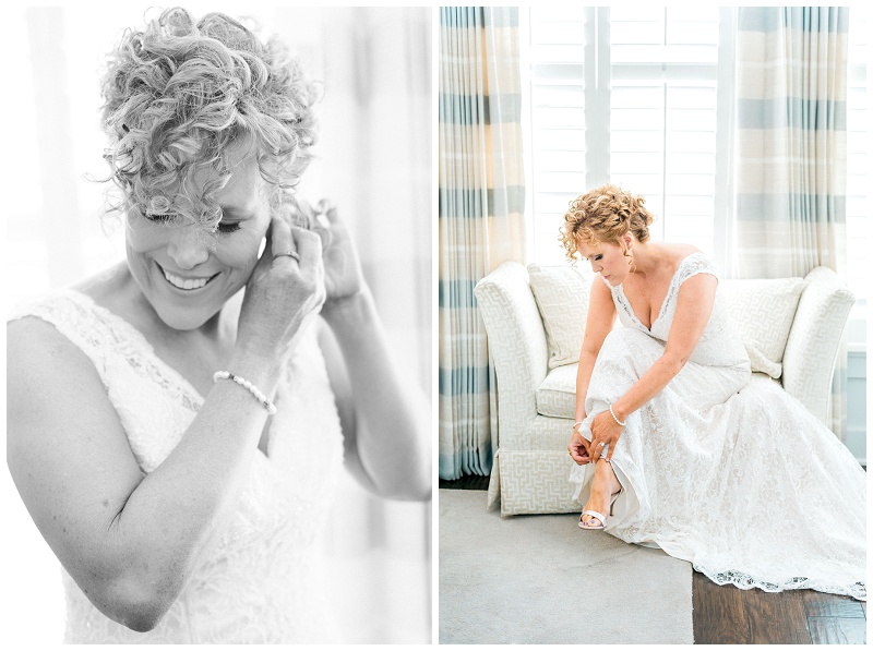 bride getting ready Fontanel Nashville TN wedding