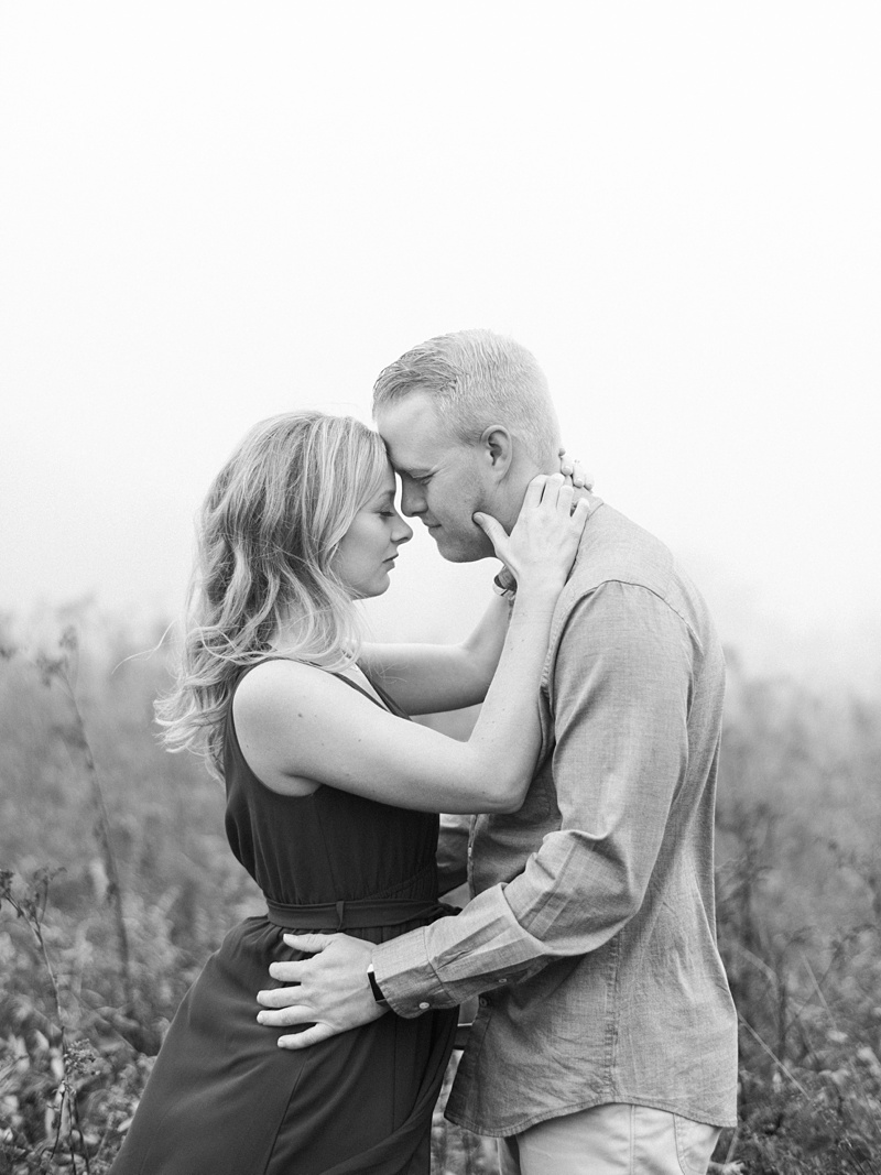 romantic mountain engagement photos East Tennessee romantic mountain engagement photos East Tennessee