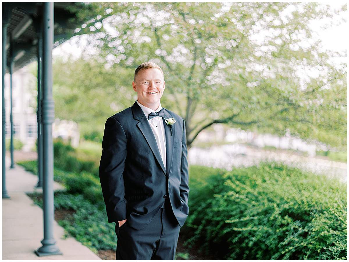 groom portrait Bristol Train Station