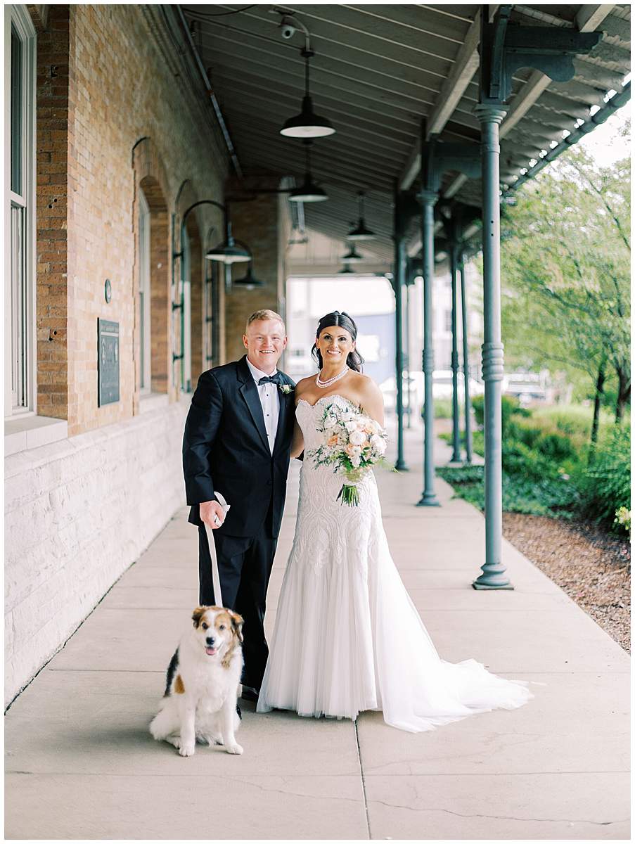 newlyweds Bristol Virginia wedding venue