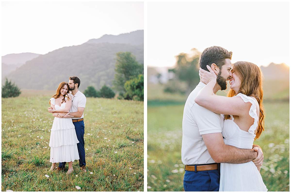 romantic engagement photos Tri Cities TN