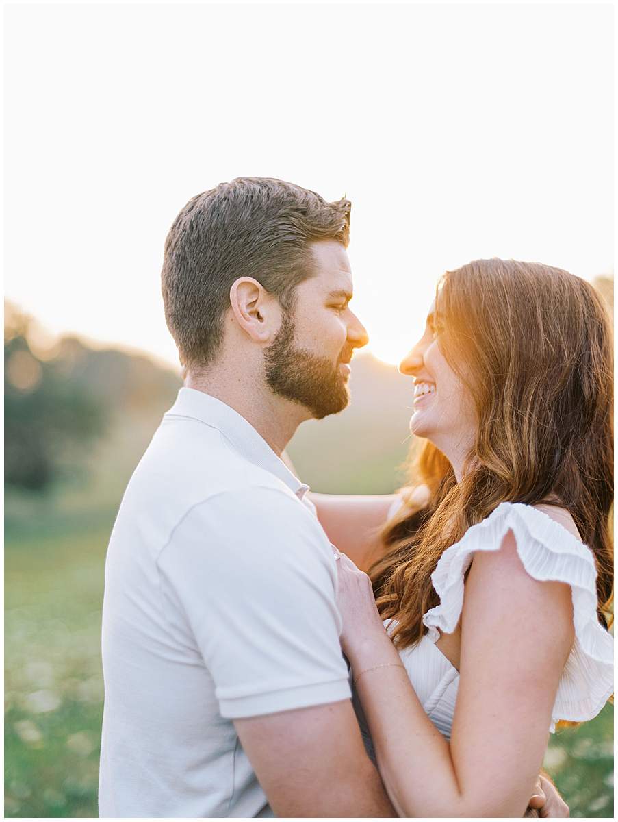 Bristol TN engagement photos golden hour
