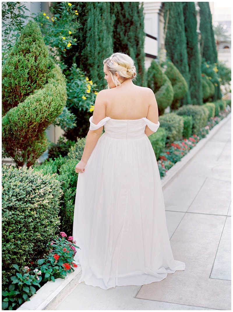 bridal session at Caesars Palace Las Vegas Nevada