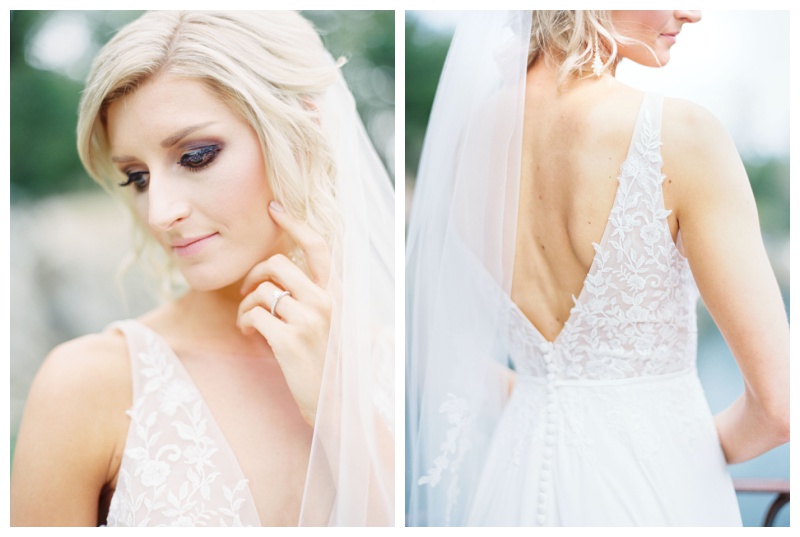 bridal photos Johnson City TN Waterstone venue