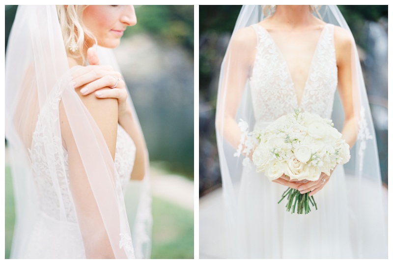 bride wedding dress Waterstone venue Johnson City