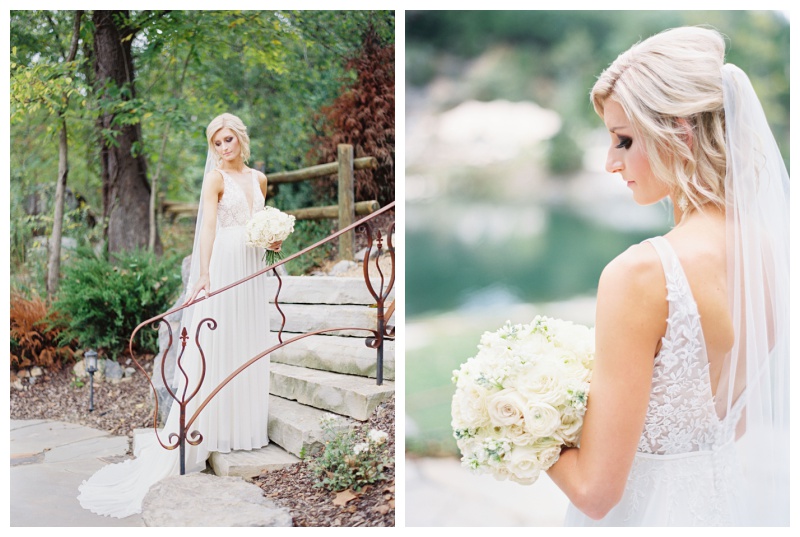 romantic bridal portraits Northeast Tennessee