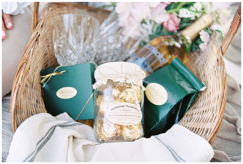 engagement session wedding details Bellafina Chocolates