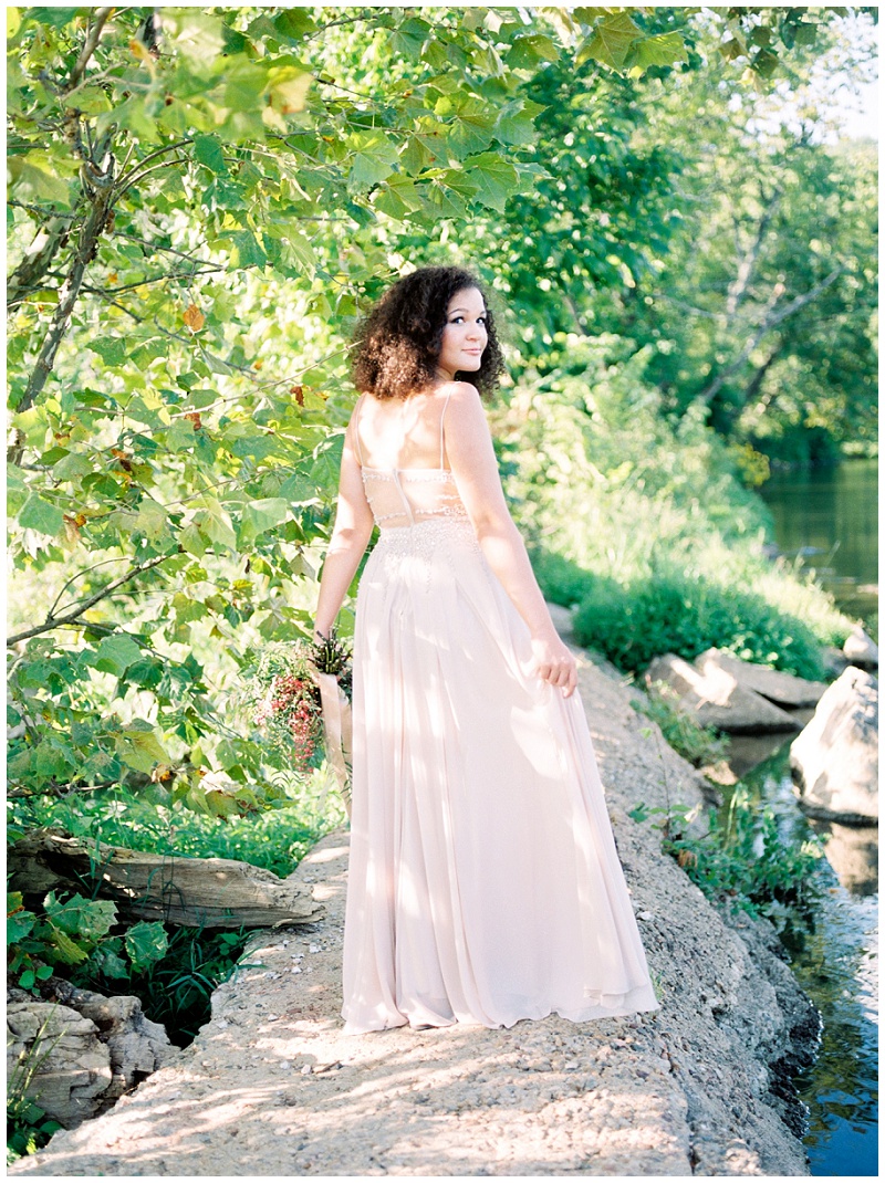 romantic bridal portrait Hilton Head NC waterfront