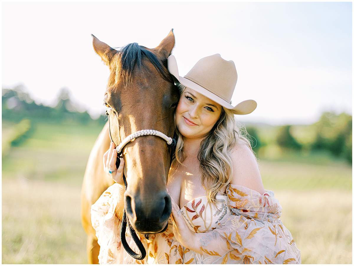 natural engagement photos Knoxville Tennessee rural setting