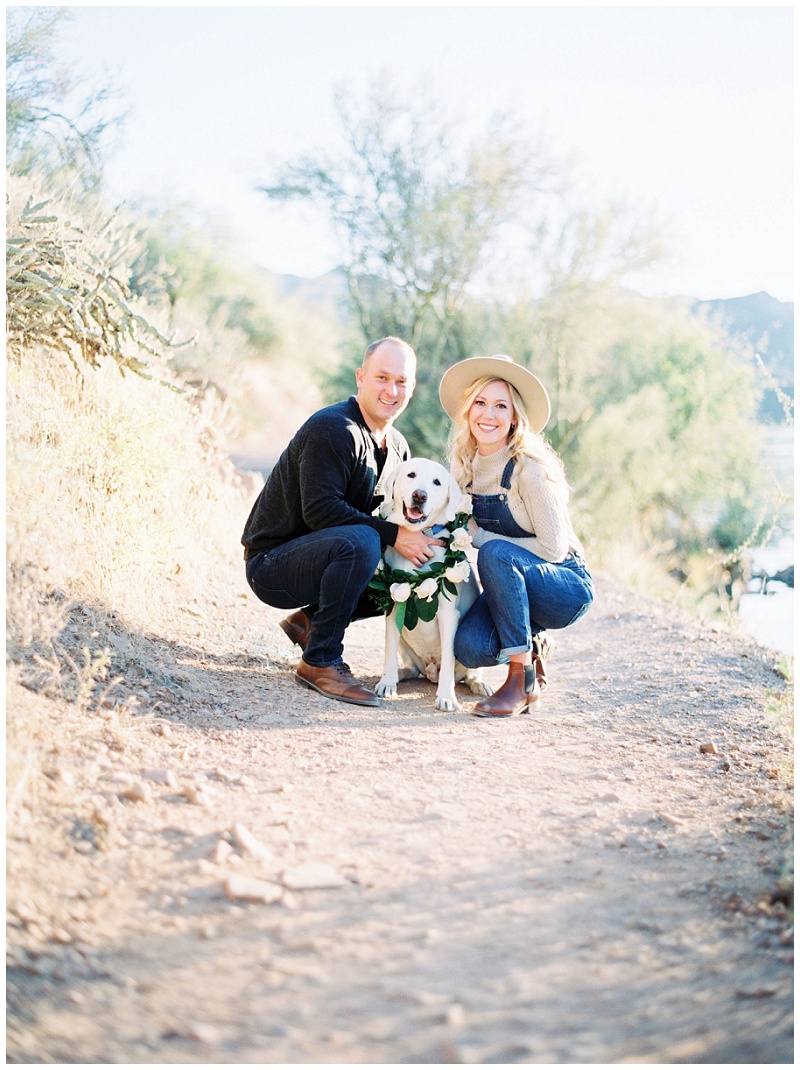 Butcher Jones Arizona engagement session golden hour