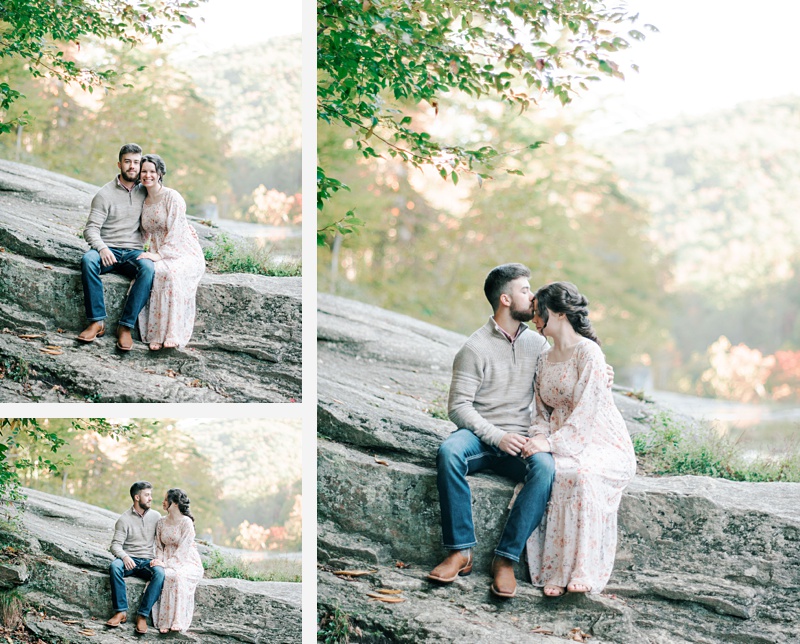 Banner Elk NC engagement photos Blue Ridge Mountains