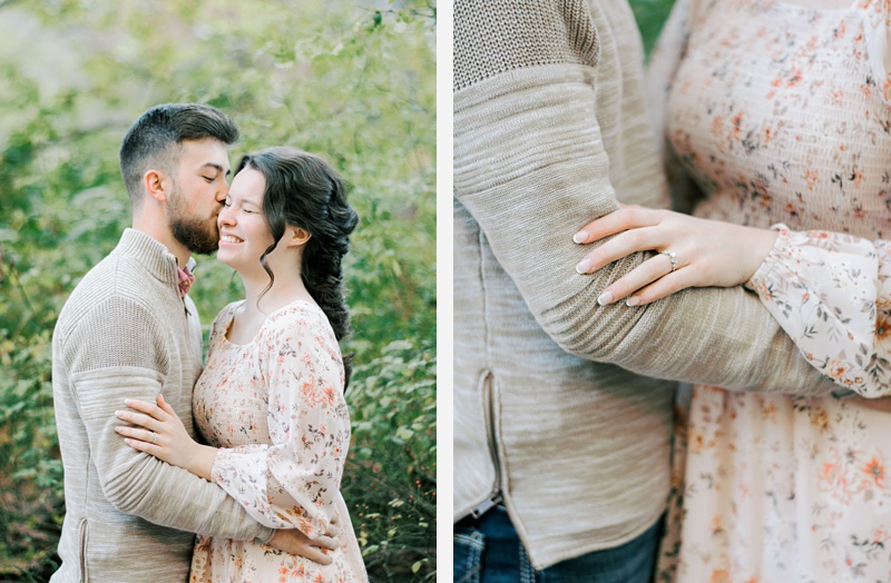 Banner Elk engagement session mountain views couple