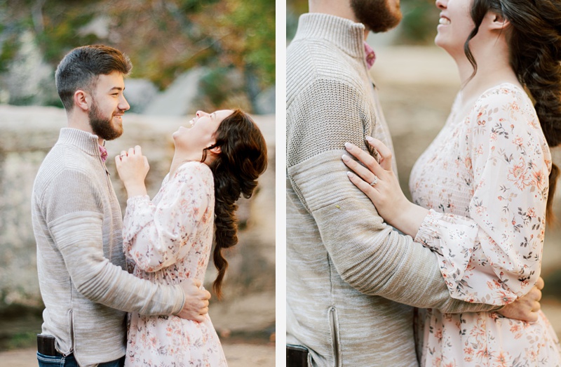 Banner Elk NC couple engagement photos scenic view