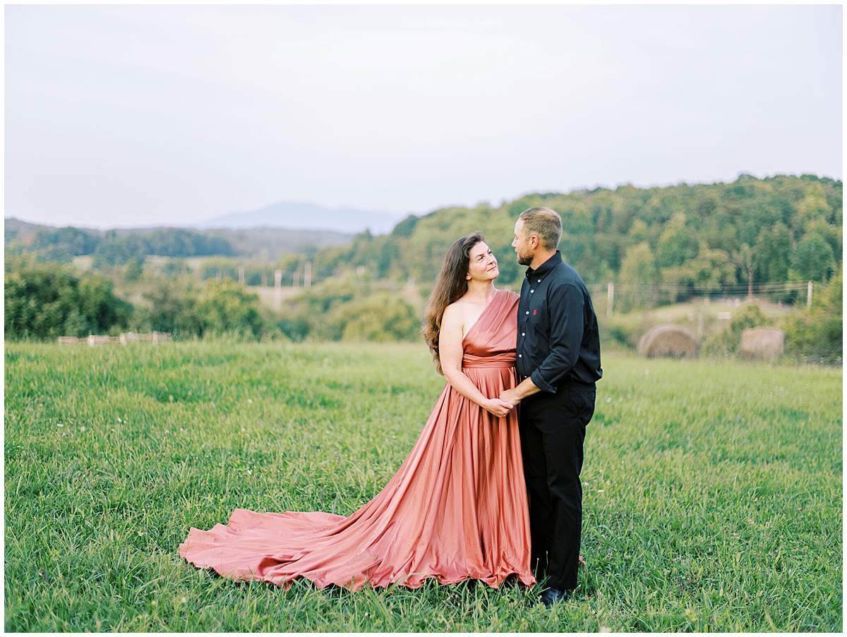 Smoky Mountain engagement session at home cabin