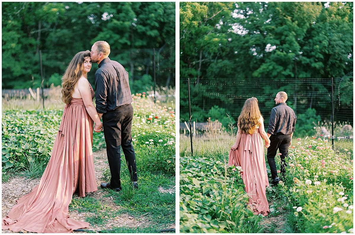cozy cabin engagement photos Gatlinburg Tennessee