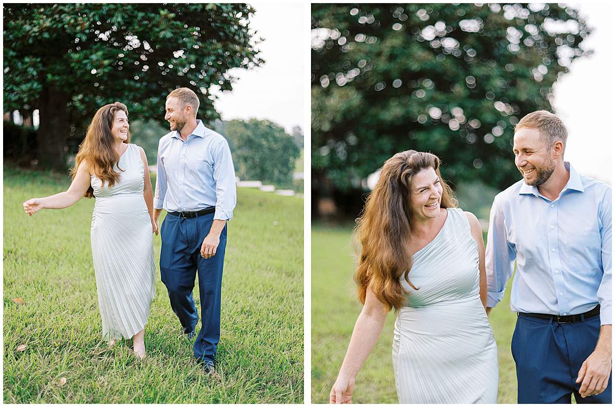 Smoky Mountains cabin engagement photos cozy couple