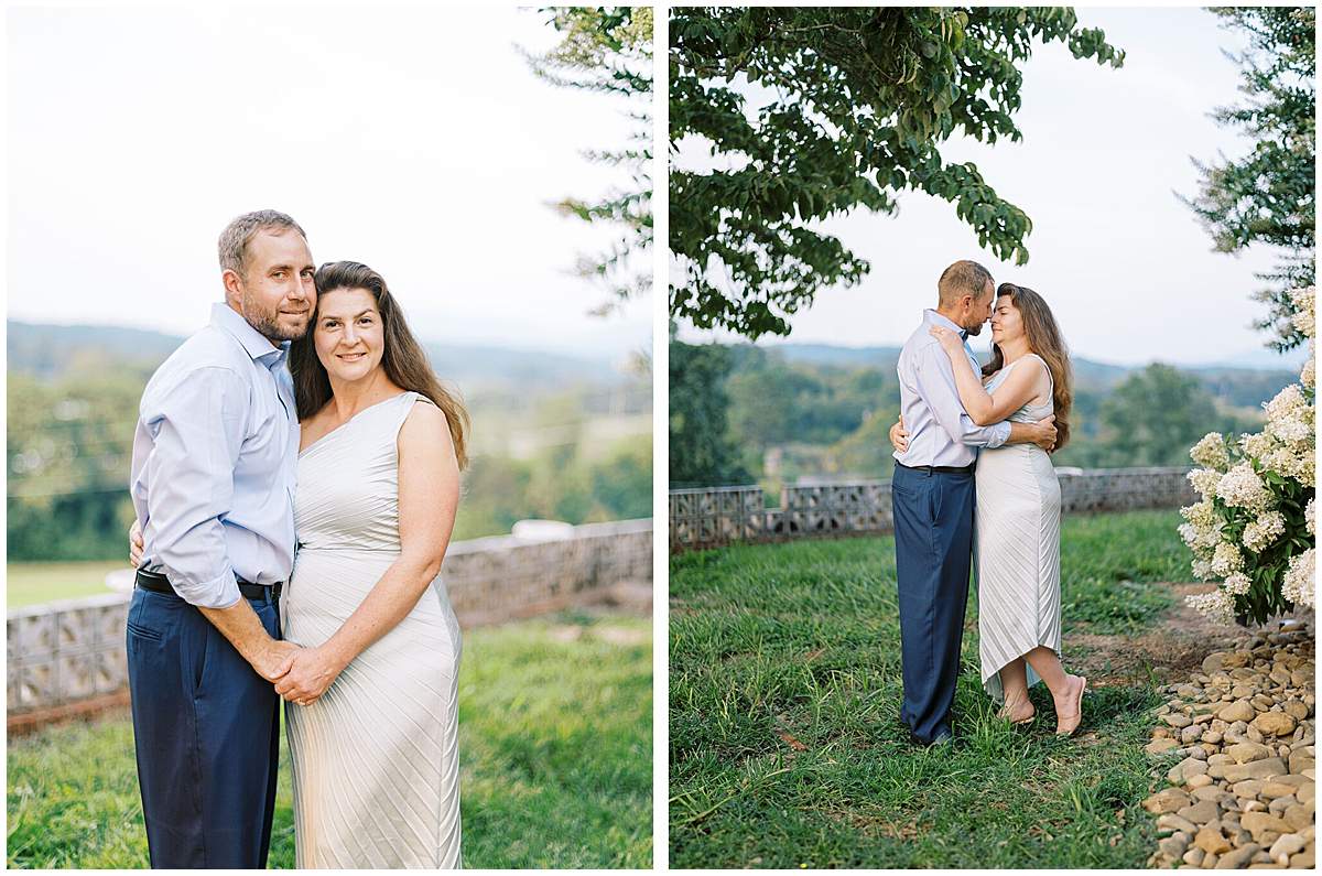 Gatlinburg TN cabin engagement session natural light