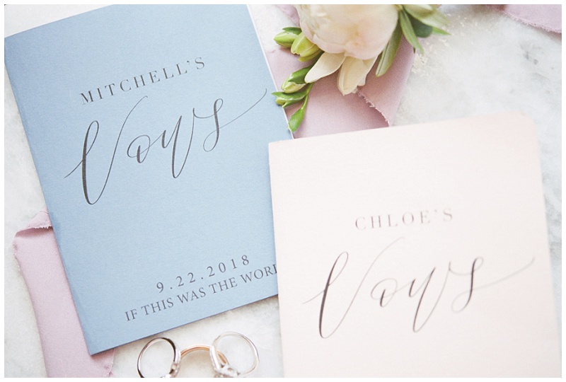 wedding detail flat lay East Tennessee barn wedding