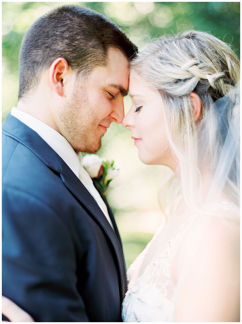 bride and groom holding hands Greeneville TN