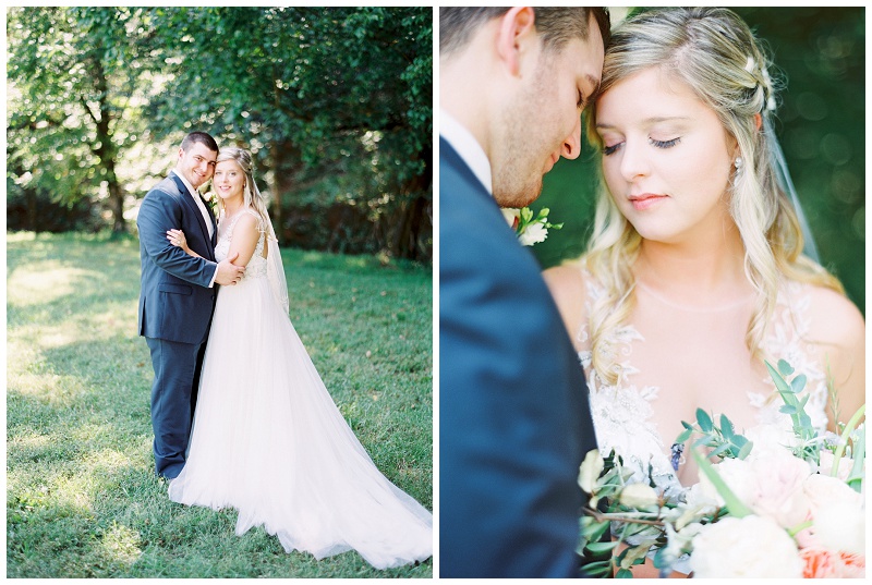 emotional couple portrait East Tennessee wedding