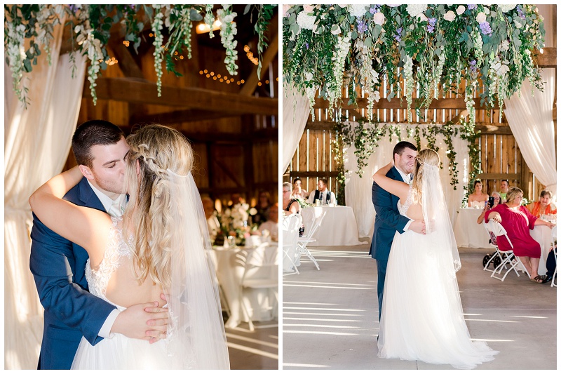 couple first dance Greeneville TN wedding reception