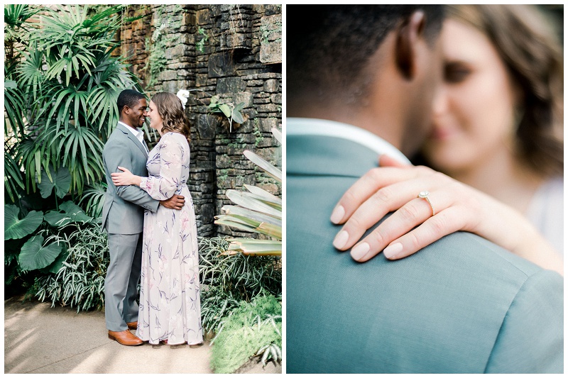 romantic couple portraits charlotte nc engagement session