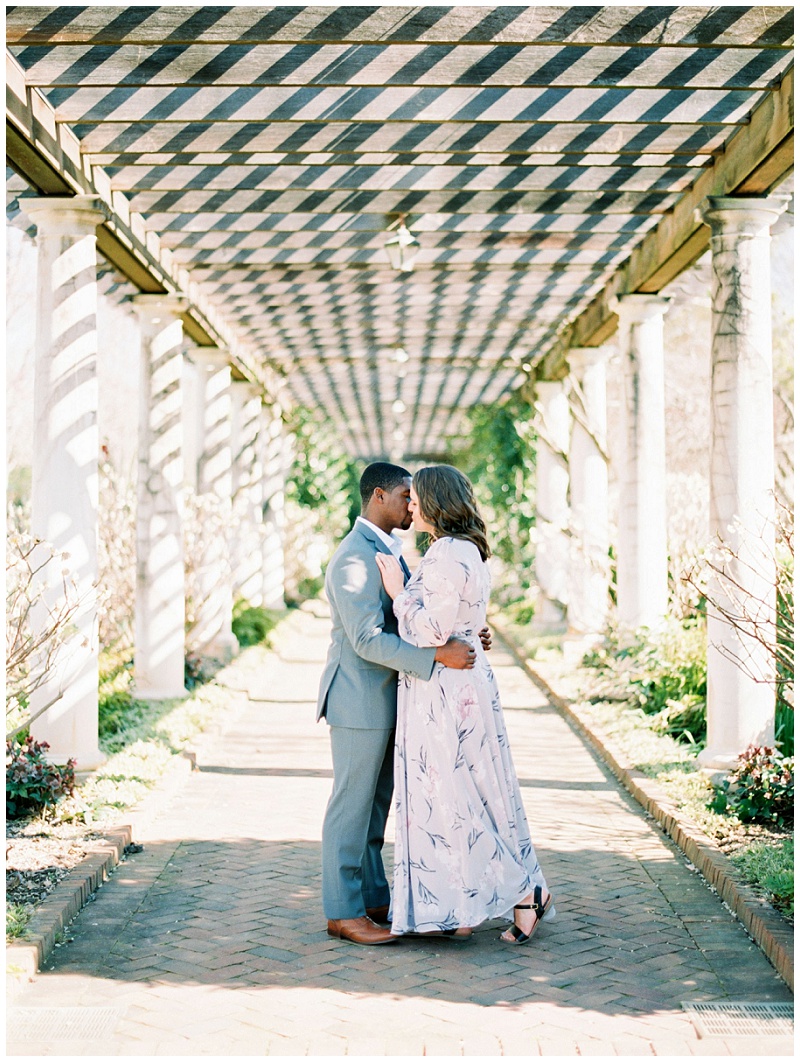 daniel stowe botanical garden couple portraits engagement session