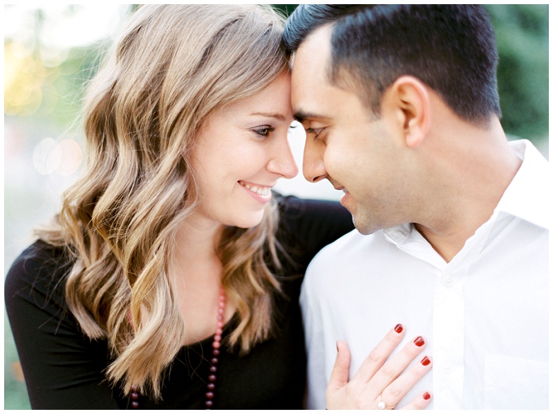 charlotte nc engagement session greenery freedom park portraits