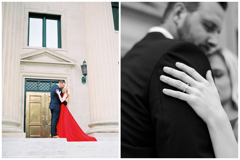 ashley and david engagement session uptown charlotte nc photography