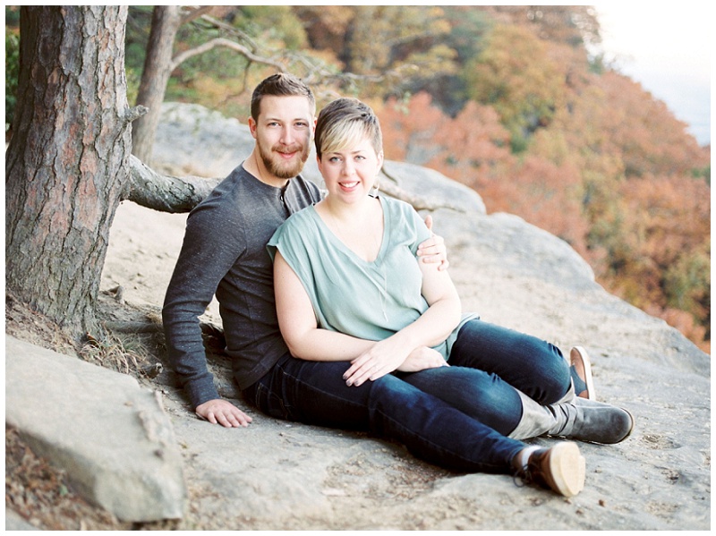downtown chattanooga engagement session romantic city photos