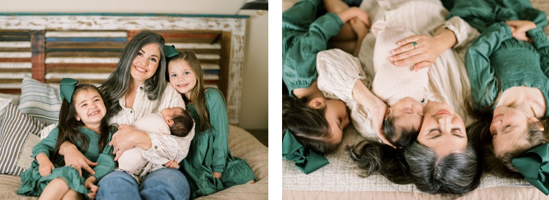 johnson city tn in home newborn photography cozy baby session