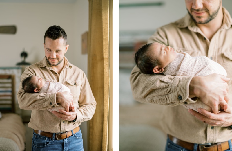 bristol tn newborn photographer lifestyle in home session