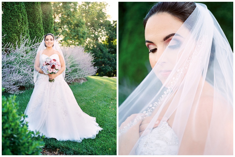 bride portraits chateau selah blountville tn elegant bridal photos