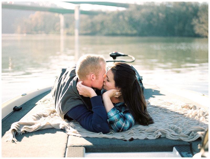 kingsport tn engagement photos romantic lake boat session kingsport tn engagement photos romantic lake boat session