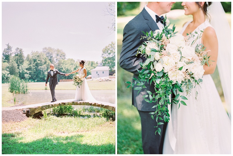 newlywed sunset portraits Athens Tennessee wedding