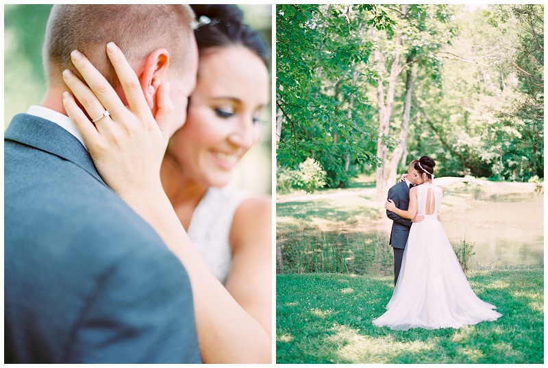 bride and groom portraits Athens Tennessee wedding