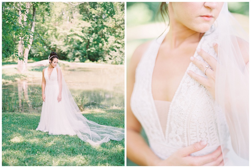 bridal portraits barn venue East Tennessee