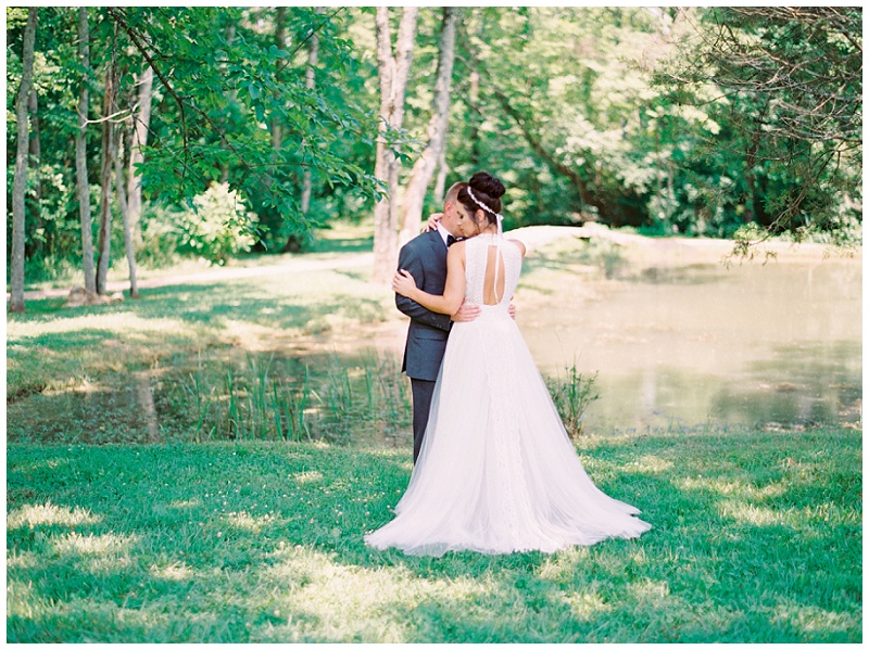 bridal party photos Ramble Creek wedding venue