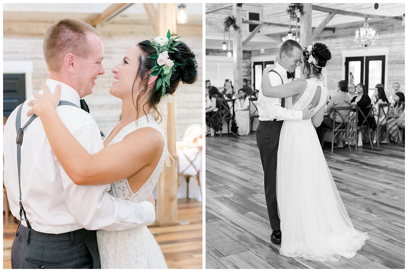 Ramble Creek reception barn wedding Athens TN decor